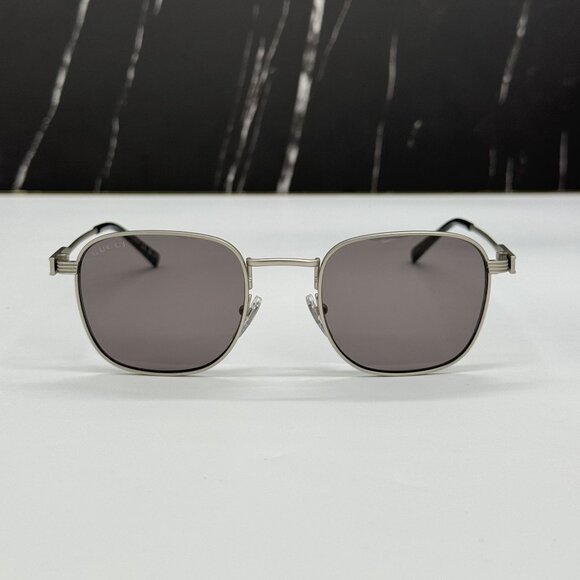 NEW GUCCI GG1876S 003 WOMEN SILVER/GRAY SUNGLASSES GUCCI - Picture 4 of 10